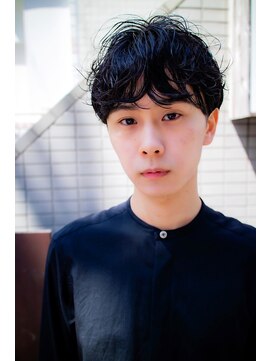 ボンド 三軒茶屋(Bond) 韓国風マッシュ×ニュアンスパーマ【三軒茶屋 メンズカット】