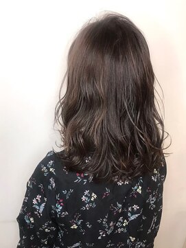 ブリング バイ スノードロップ 吉祥寺(BRING by Snowdrop) 黒髪/グレーベージュ/レイヤーロング/前髪パーマ/吉祥寺