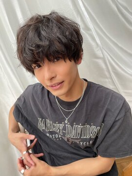 バイオレット 表参道店(Violet) 束感メンズカットツーブロックマッシュ