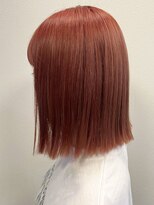 韓国外ハネボブ×イメチェンオレンジヘアー×美髪タッセルボブ