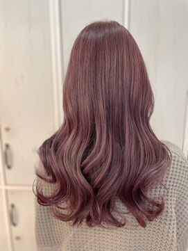 ジーナ 札幌大通(Zina) 美髪*エアリーロング*ピンクベージュ*髪質改善*Zina札幌大通