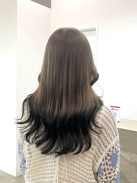 ノートエートル 西金沢(Nought etre) デザインハーフカラーエンドカラー10代20代ブリーチデザインカラ