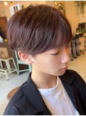 メンズ シースルーマッシュ