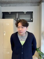 ベンジー 蔵前ii店(benji)&nbsp;センターパートメンズパーマ