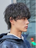 レタッチ バイ フィフス 天神大名(RETOUCH by fifth)&nbsp;天神10代20代シャドウパーマゆるめメンズマッシュウルフカット