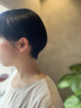 アンドヘアー(& hair) ☆ダークネイビーショート☆