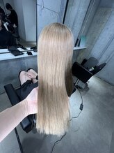 ガガ バイ ラシルフィード(GAGA by lasylphide) 髪質改善×透明感ブロンドストレート