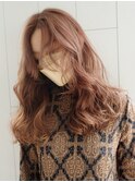 顔周りレイヤー韓国ヘア美髪ロング_ba376781