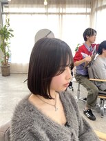 ユニカ 宇都宮(yunica)&nbsp;縮毛矯正/くびれヘア/アプリコットオレンジ/ハイライトカラー