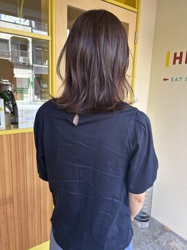 ヒントステーション(HINTSTATION) 〈浅草 半個室〉ニュアンスミディ/ブラウンベージュ