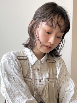 ディッセンバー 渋谷(December) 【December】小顔カット/ブリーチなしオリーブベージュ