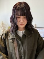 ヘアーアイストゥーレ(HAIR ICI TRE)&nbsp;春の大人可愛い◎暖色カラー×ピンクブラウン艶髪チェリーレッド