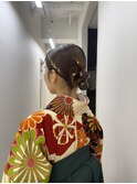 カチモリヘア/卒業式ヘア/袴/着付け/ヘアセット