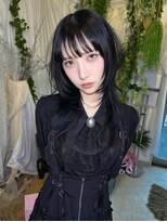 アリー 原宿(ALLY)&nbsp;ハッシュカットシャギーウルフレイヤーカットエクステレイヤー