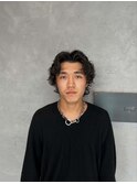 men's spiral perm
