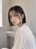 フォト 新宿三丁目(foto)&nbsp;顎ライン切りっぱなしボブ