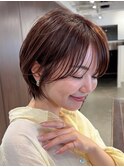 ショートショートボブショートヘア大人ショート耳掛けショート