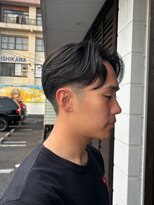 シエル ヘアアンドピース(Ciel hair peace)&nbsp;刈り上げマッシュセンターパート