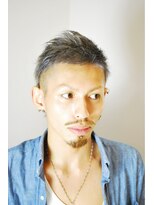 ミエル ヘア 新宿(miel hair) 【mielhair新宿】ツーブロック/アッシュグレイ/プラチナカラー