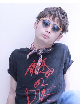 カシュカシュ(cache cache) cachecache★クセ毛風パーマのショートstyle