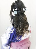 【neolivekuta町田】卒業式　袴着付け　ヘアセット　312