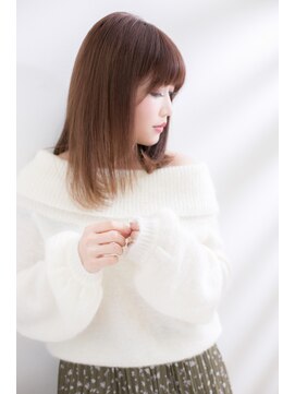 ジャストヘア ラポール 北久里浜店(just hair RAPPOR) 愛されピンク　キュートカラー　艶ストレート