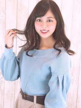 カール 鶴川店(K：R) ふんわりウェーブ×ダークカラー