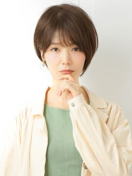 ルエ(rue) 20代30代40代大人可愛い小顔ナチュラルひし形ショート