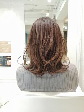 ファイブボックスヘアー 広島(five vox hair) ミルクティーベージュ