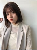 【Forte】大人可愛い/マロンベージュ/ボブ