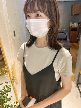 コフィー バイ メルト 吉祥寺(cofy by melt) 【三ツ井純】韓国風ヨシンモリレイヤーカット切りっぱなし透明感