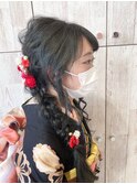 成人式ヘアセット