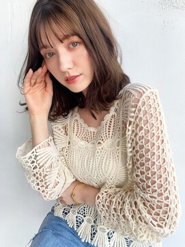 アリスバイアフロート 自由が丘(ALICe by AFLOAT) 〇ブリーチなし 透明感カラー チョコレートベージュ