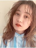 セミウェットウェーブ☆ことりベージュ◎20代30代