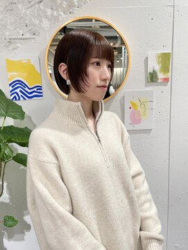 クリアーオブヘアー 栄南店(CLEAR of hair) 顔まわりレイヤー×ミニボブ