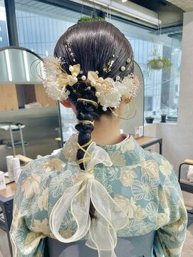 ゼスト クレス(ZEST Cres) 【cres奈佳子】卒業式ヘアアレンジ