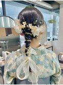 【cres奈佳子】卒業式ヘアアレンジ