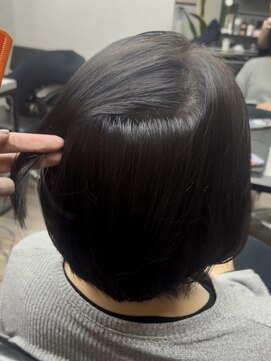 ヴィフ 大船(VIF) 白髪ぼかし/ショートボブ/脱白髪染め/ココアベージュ/大船駅鎌倉