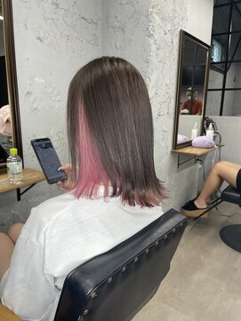 ヘアスタジオワン 藤沢店(HAIR STUDIO ONE) インナーピンク