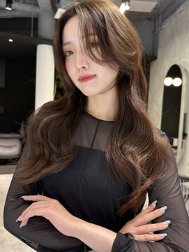 シティ(CITY) 韓国ヘア レイヤーカット 透明感 グレージュ/20代30代40代50代