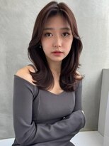 ソヨン 山形桜田店(SOYON)&nbsp;フェミニン外ハネ×ココアブラウン