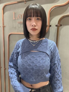 ロンド エスポワール 錦糸町(Lond espoir) 【澤口】イメチェンボブフルバングレッドブラウン韓国