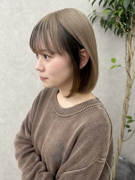 ロウル 渋谷(LOWRL) ミルクティーカラー×アンブレラカラー