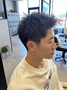 アチーブ ヘア デザイン(achieve hair design) ソフトツーブロック王道ナチュラルアッシュ細束刈り上げ