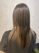 ウィスプ 赤羽店(wisp) 大人女性のうる艶ストレート+ハイライト#6