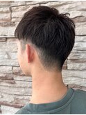 メンズ刈り上げショートカットマッシュスタイル