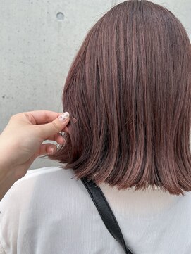 アチーブ ヘア デザイン(achieve hair design) ピンクバイオレットxニュアンスカラー艶カラー小顔10代20代30代