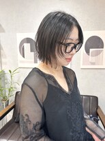 バートランド 白楽(Bertland)&nbsp;島田/大人ボブ 顔まわりレイヤー 透明感 くびれボブ 髪質改善