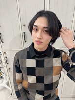 ネイロ 錦糸町(NeiRo)&nbsp;アッシュブラックカルマパーマベリーショートダークアッシュ