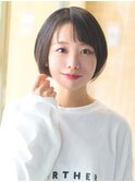 大人可愛いマッシュショート/前髪あり/20代/30代/40代/50代